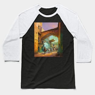 Knights In The Bazaar District Baseball T-Shirt